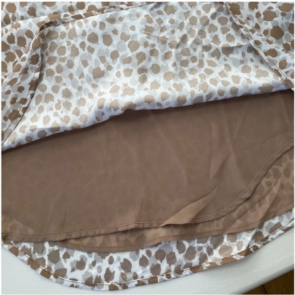 Ann Taylor~Leopard Print Lace Trim Cami - Picture 4 of 5